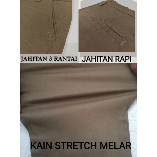 Celana Chino Panjang Pria Chinos Slimfit Premium Stretch Deus