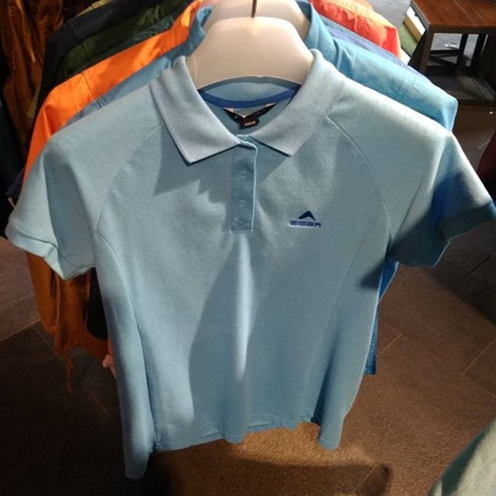 Kaos Polo Cewek Eiger Aerodine T-Shirt Blue Biru 91000 3687 Original