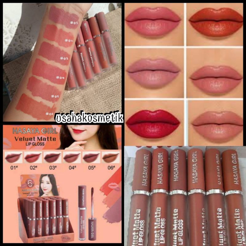 PROMO LIP GLOSS LIP MATTE VELVET | LIP MATTE ALOE VERA H.6066 | ZG -0070