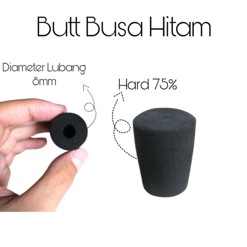but cup joran busa hitam