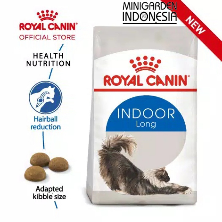 ROYAL CANIN INDOOR LONGHAIR 4KG  DRYFOOD , catfood makanan kucing home life long hair 4 KG