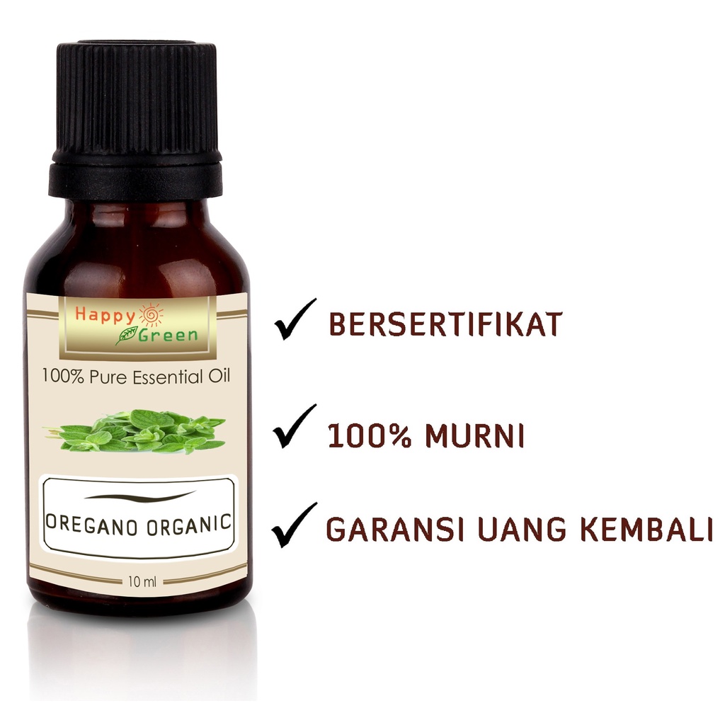 Happy Green ORGANIC Oregano Essential Oil  - Minyak Oregano Organik