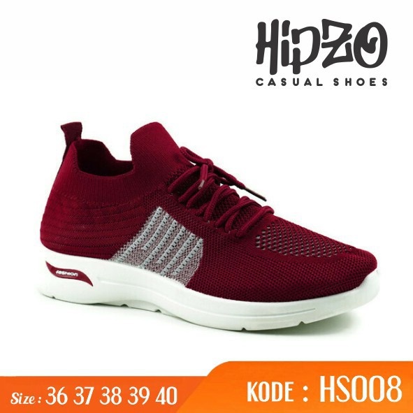 PUNCAK PROMO Sepatu HIPZO  SNEAKER HS08 WANITA KOREA SEPATU SPORT FASHION CASUAL IMPORT LIMITED EDIT