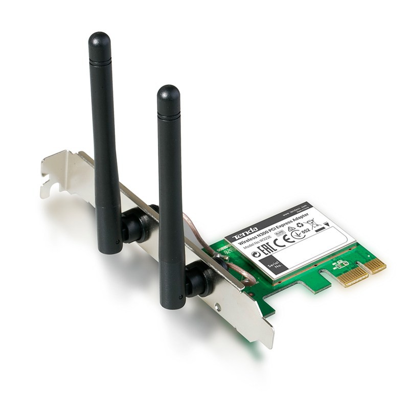 TENDA W322E PCIe WiFi ADAPTER 300Mbps WIRELESS N PCI EXPRESS N300