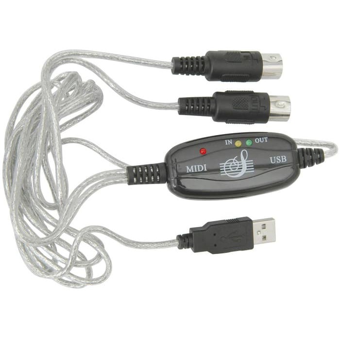 Usb 2.0 to midi cable For Computer Pc Laptop - Kabel Usb2.0 to Keyboard music