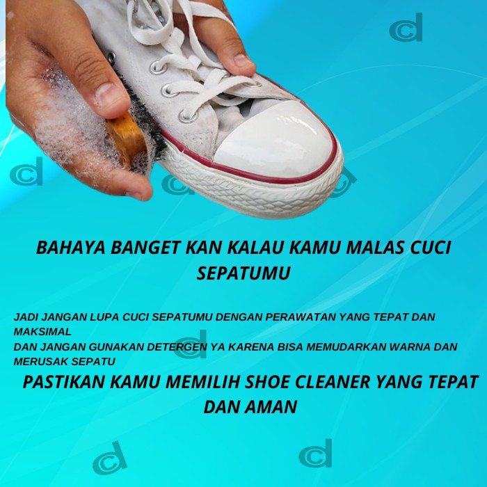 deepcleane - Pembersih Sepatu Putih &amp; Warna 100mL