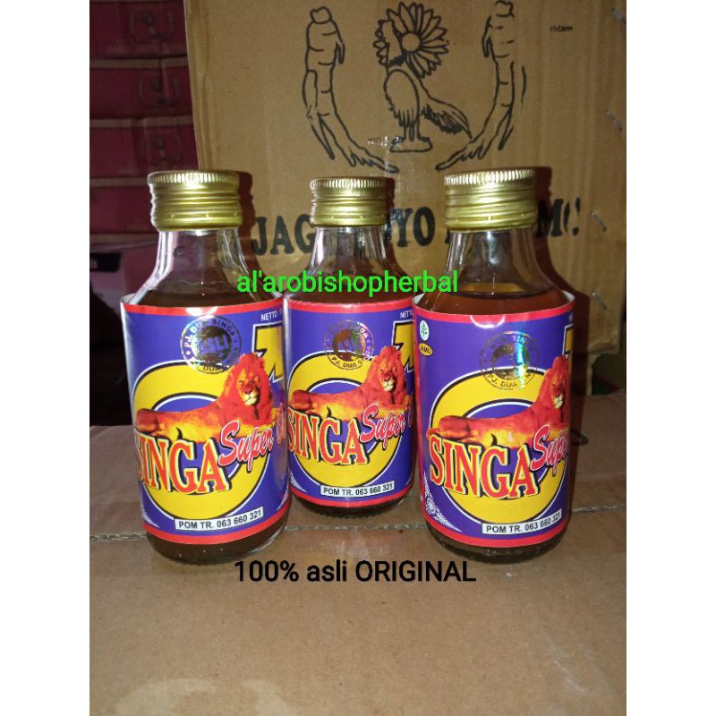 JAMU SUPER ON cap DUA SINGA 150ml 100% ORIGINAL DAN AMANAH
