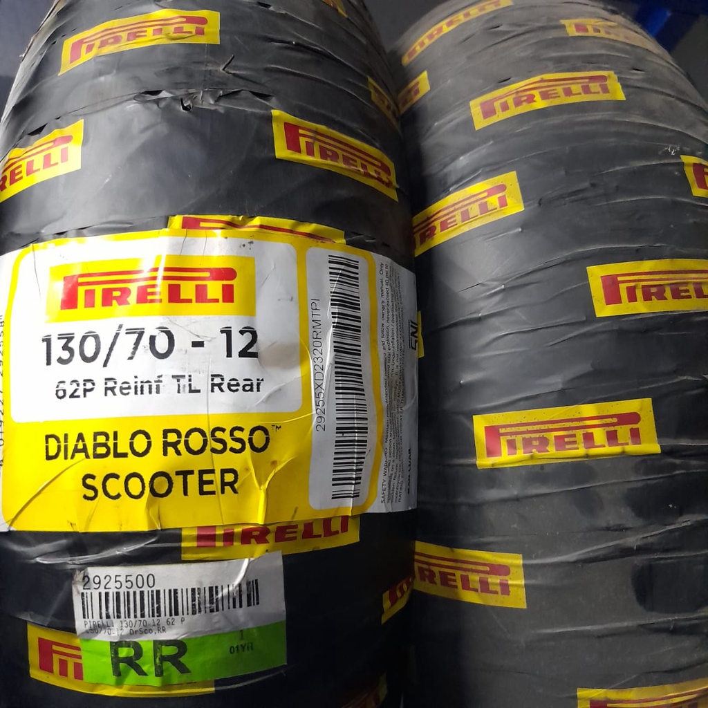 Ban motor vespa scoopy freego Pirelli Diablo Rosso Scooter 130 70 12 tubeless