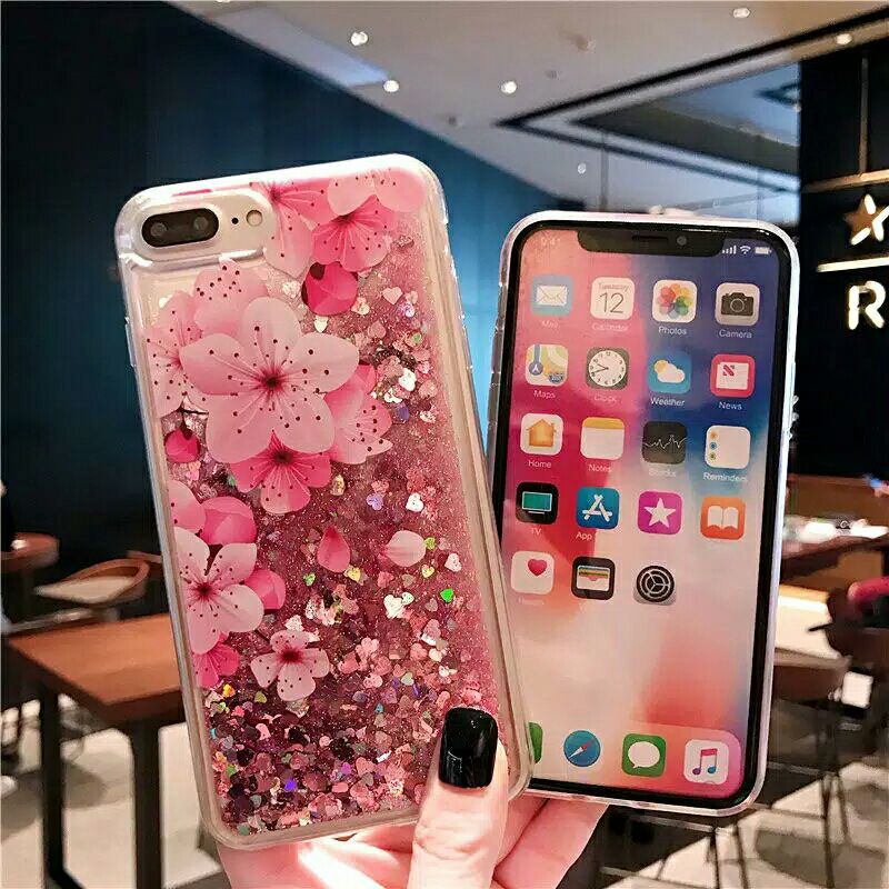 Case Oppo A3s  Glitter gerak