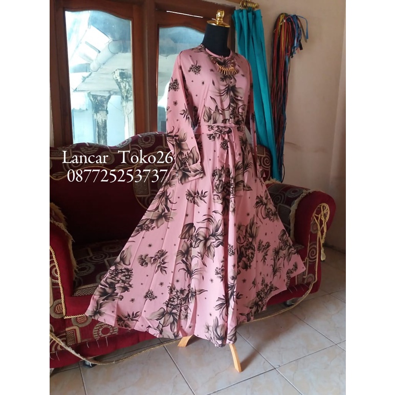 Gamis Monalisa Bangkok.Gamis Wanita Dewasa Remaja Masakini.Gamis Wanita Muslim.Baju Wanita Terbaru 2