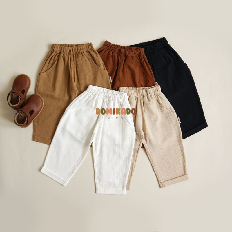 Little Arash | ZACK Long Pants | Celana panjang anak bahan linen