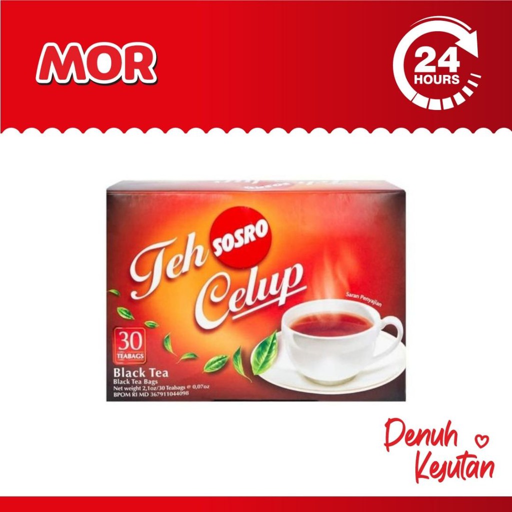 

SOSRO Teh Celup Hitam Black Tea 1 box