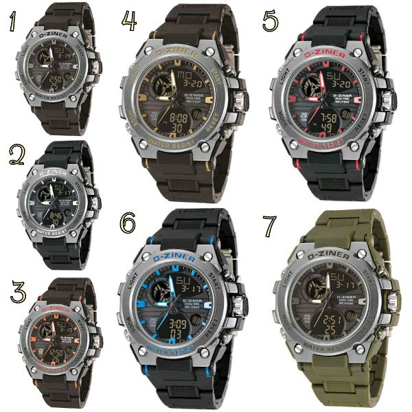 jam tangan pria cowok D-ziner dziner  water proof resistant