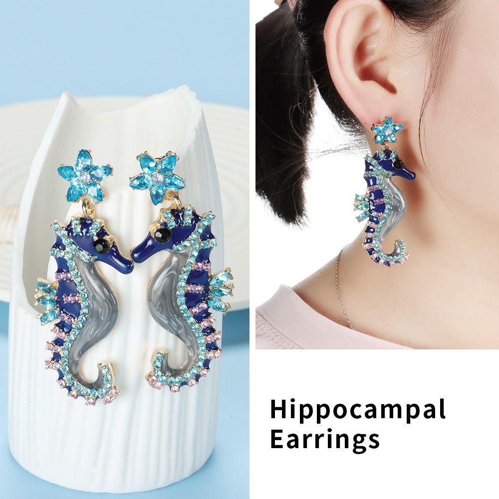 Anting Nanas Logam Berminyak Perhiasan Pesta Fashion Jewelry Ear Studs