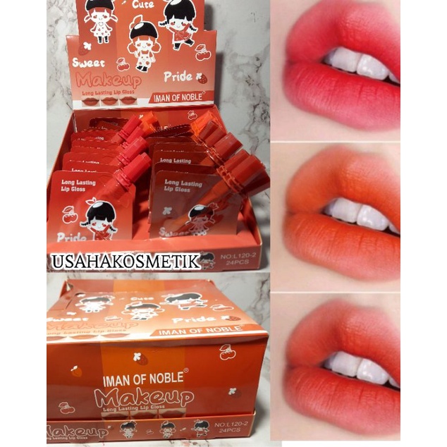 LIP GLOSS SASET IMAN OF NOBLE LONG LASTING NO.L120-02