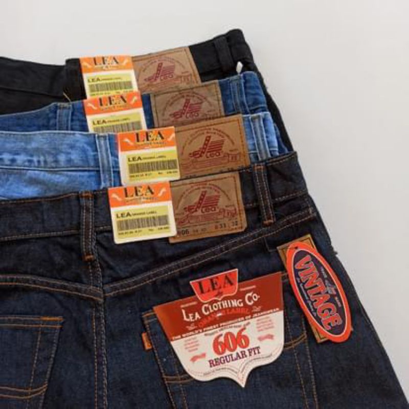 Celana Panjang Pria Jeans LEA 100% Original Kualitas Premium Bisa Bayar di Tempat atau COD