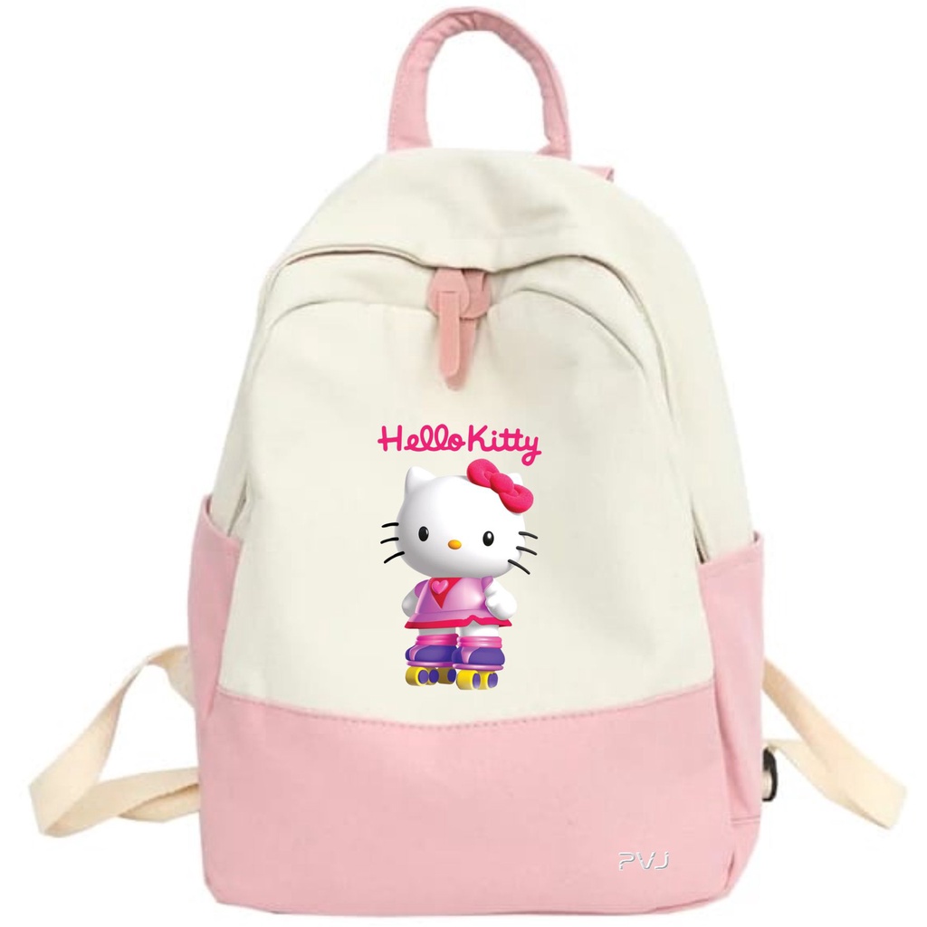 PVJ Tas Hello Kitty Anak Perempuan Ransel Sekolah Kekinian