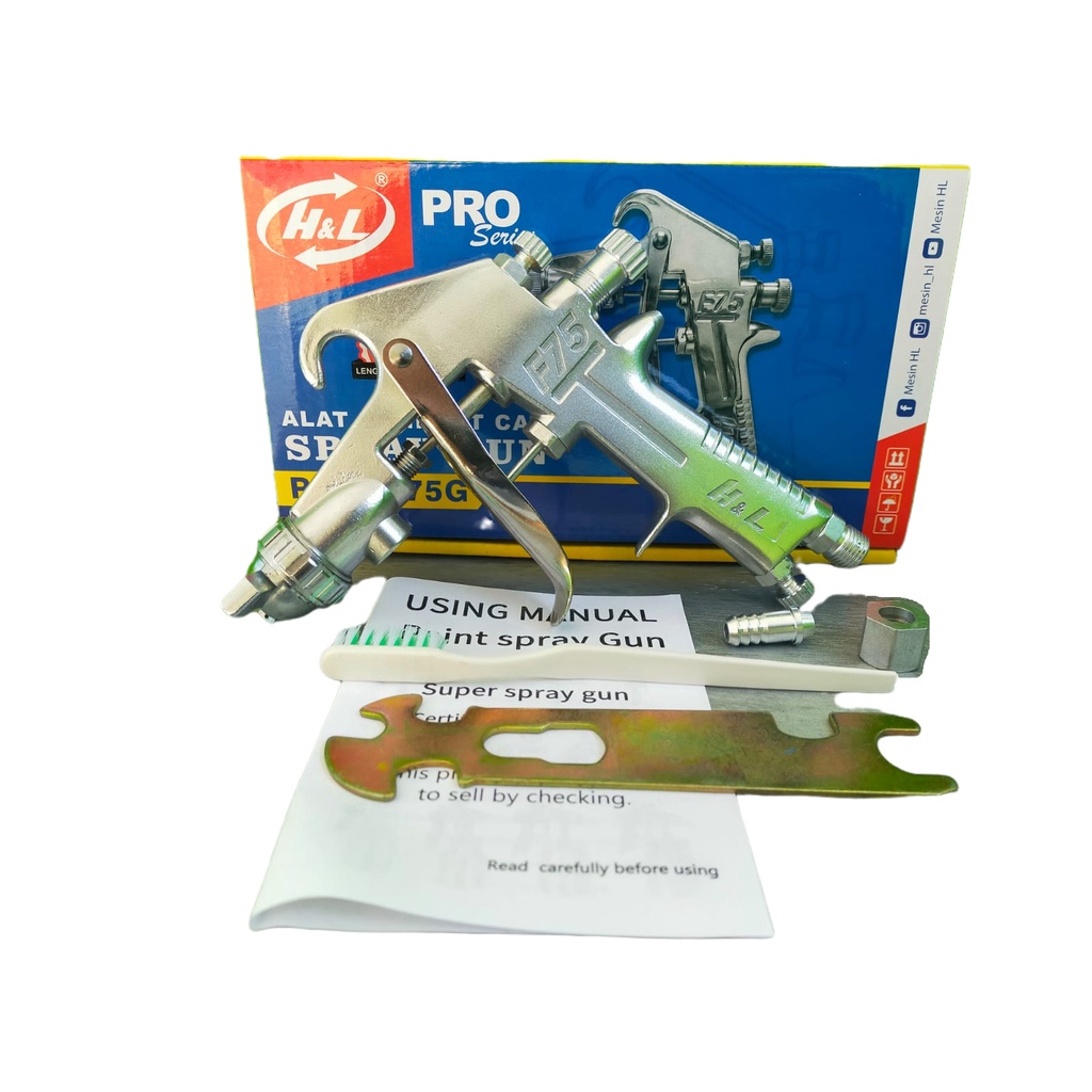 H&amp;L Spray Gun F75G (Hanya Sprayernya)