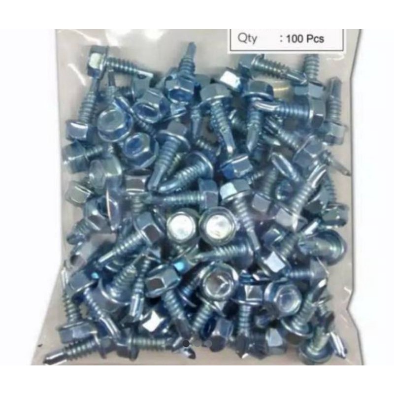 roofing/skrup baja ringan isi 100 pcs