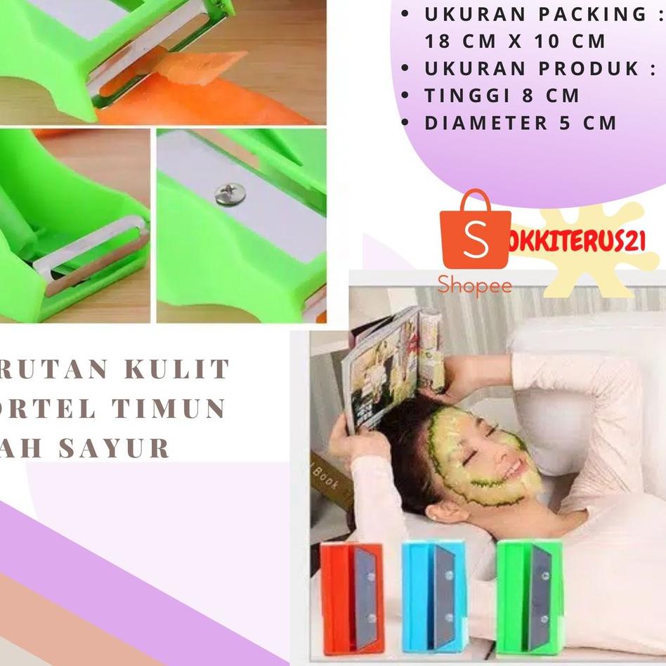 

HOKKITERUS21 Rautan pengupas serutan kulit wortel timun buah sayur EP53 -