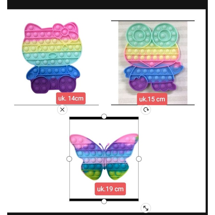 Pop it murah ukuran sedang 15cm,17cm