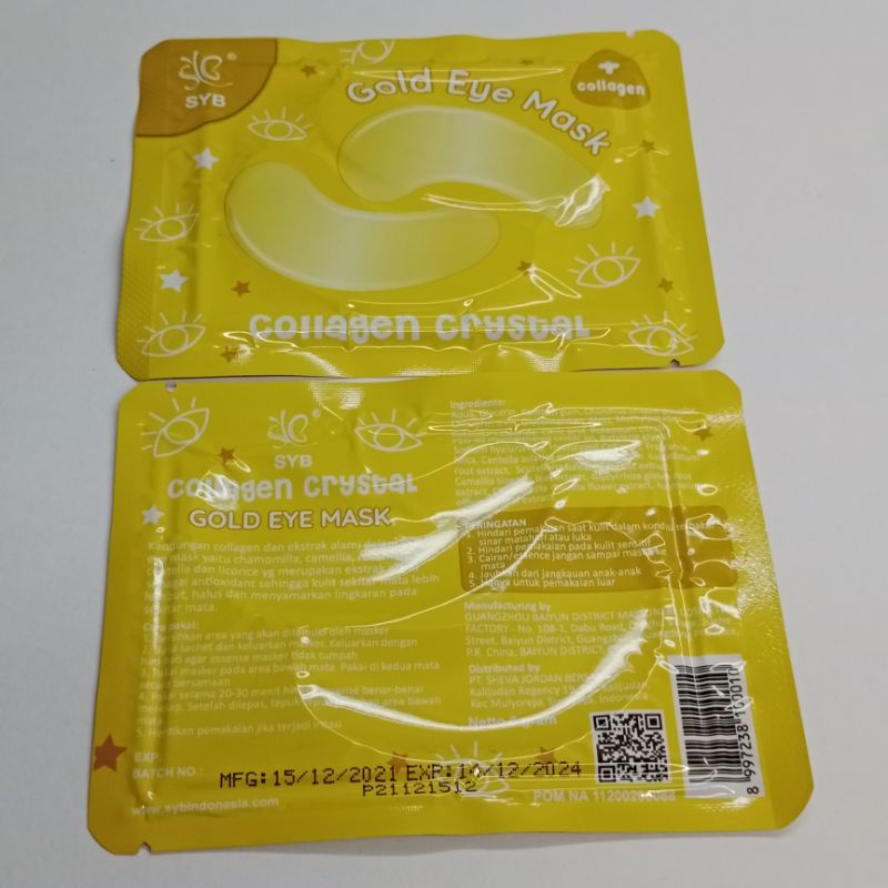 Masker Mata Gold Eye Mask Collagen Crystal