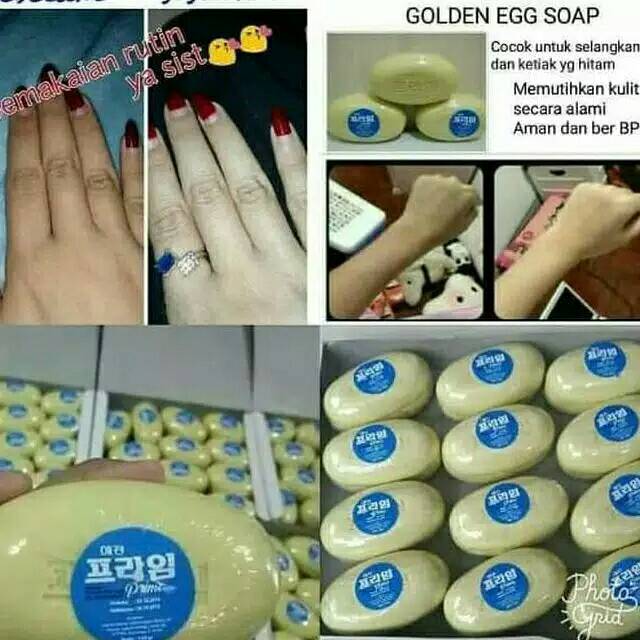 Sabun korea telur/egg soap miracle soap