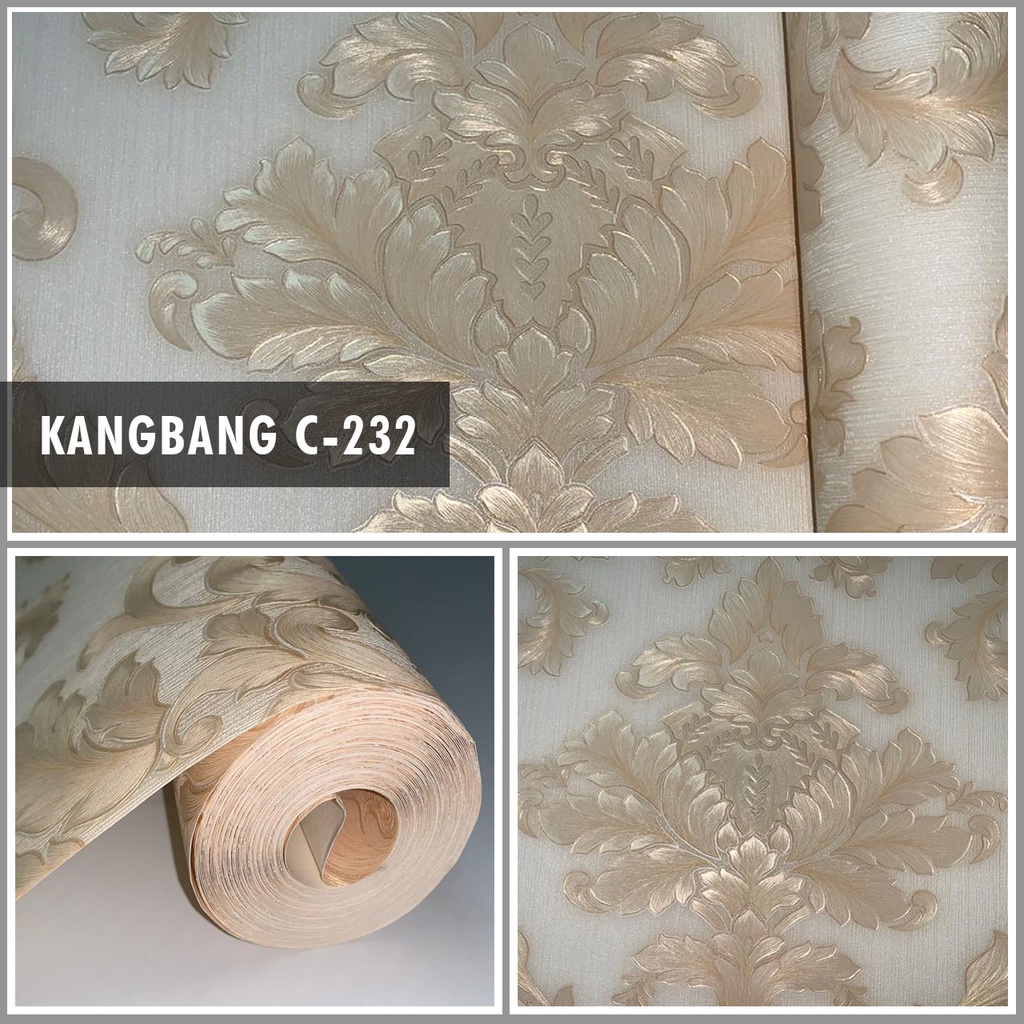 Wallpaper Dinding bahan Vinyl Premium Kode C230-C244//Ukuran 53cm x10m//Fabelio Wallpaper//Murah Meriah
