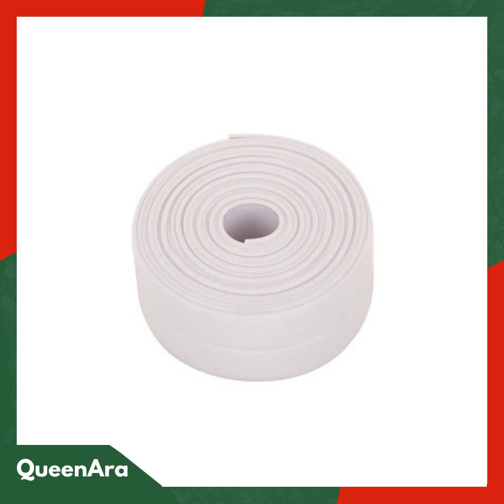 Mildew Sealing Strip Sticker PVC Dapur Kamar Mandi 3.2m 3.8c