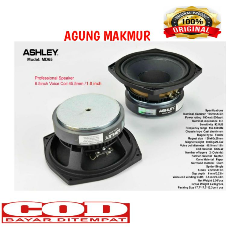 Component  Ashley Md65 Md 65 Original 6inch