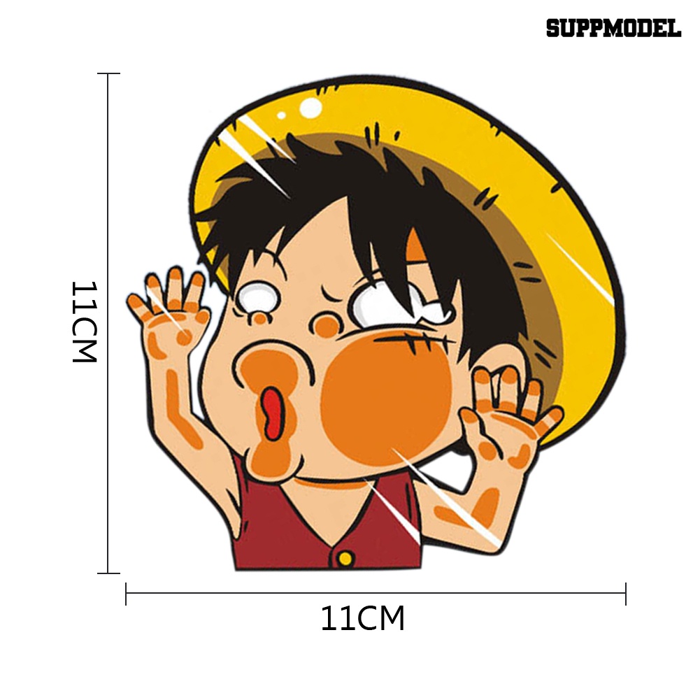 Stiker Decal Motif ONE PIECE Dengan Perekat Untuk Dekorasi Body / Jendela Mobil