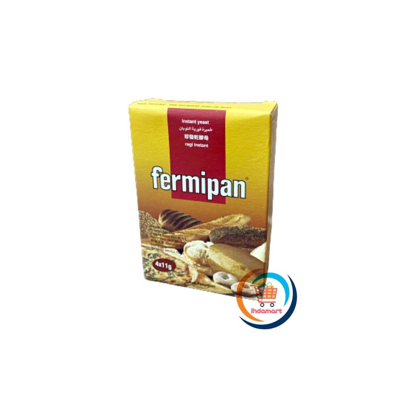 Fermipan Ragi Instan 11 gr 1 Box Isi 4 pcs