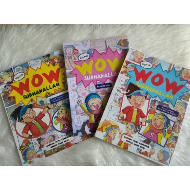 Paket Lengkap Komik Wow Subhanallah Jilid 1 2 3 - Komik Anak Islam