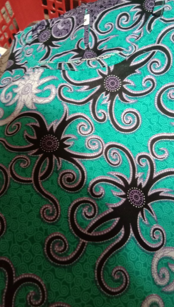 Batik Wanita Asj Sa Hrb026 Kenongo Kemeja Tosca Pendek