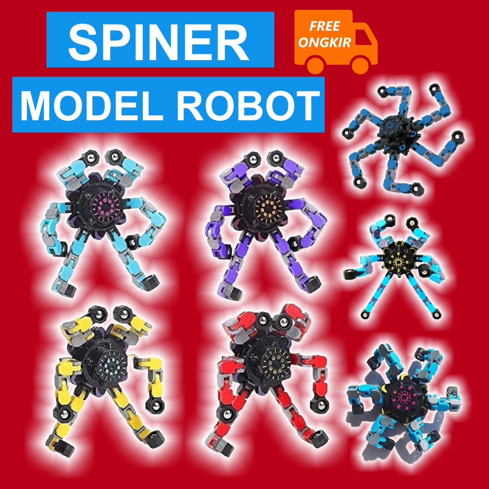 Alat Mainan Edukasi Edukatif Anak Perempuan Laki Laki Finger Fidget Toys Spiner Spinner Gangsing Per