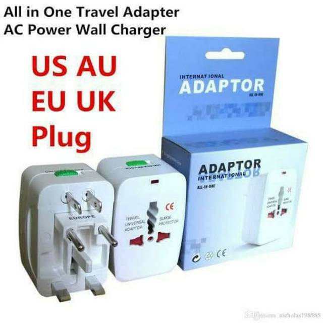 adaptateur international adaptor charger khusus tour internasional universal adaptor internasional