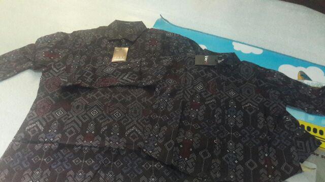 Kemeja Batik Songket Pria Modern