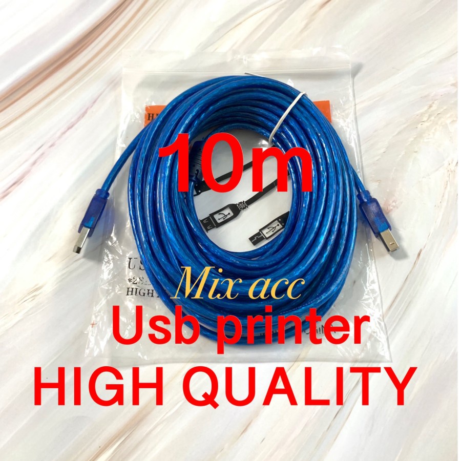 KABEL USB PRINTER 10M / 10 METER/ 10 M KABEL PRINTER 10M HIGH QUALITY