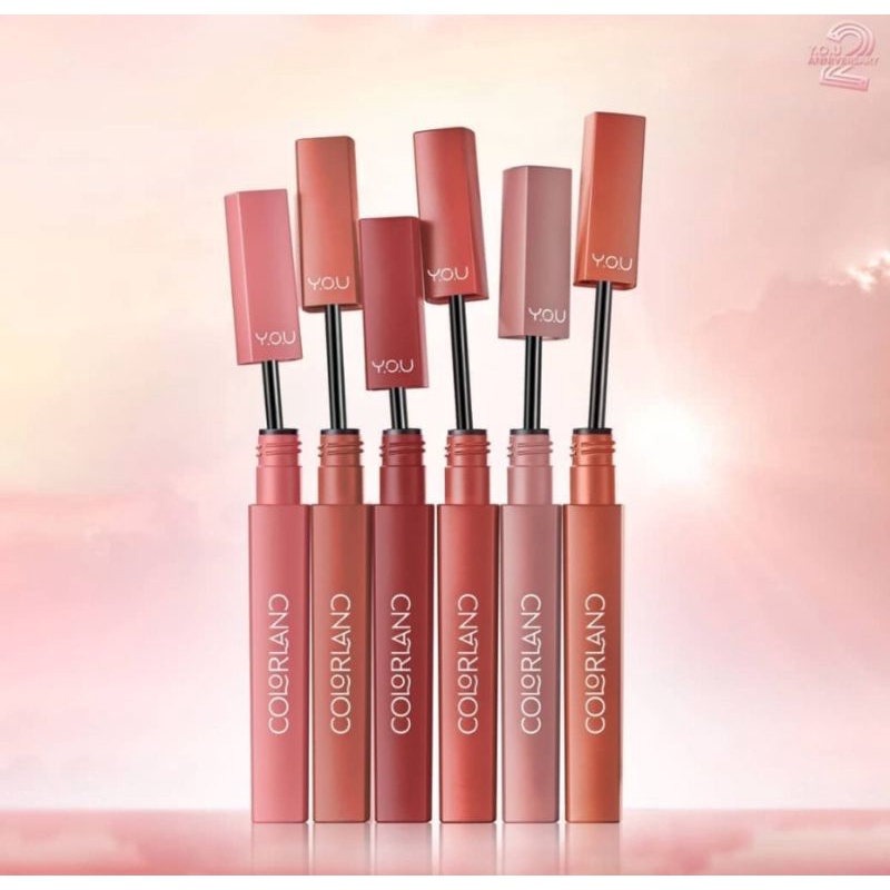 ☀️cahaya acc☀️colorland powder mousse lip stain YOU