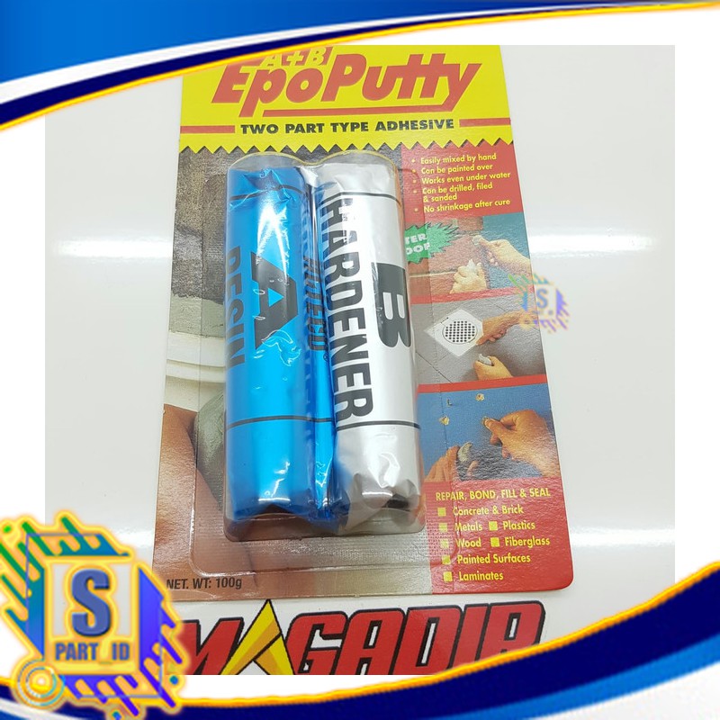 

Lem Porting Alteco Epoputty / Epo Putty 100 gr / gram (hardener resin) Terpopuler