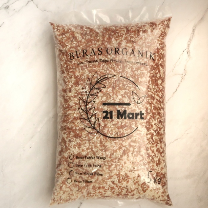 

Beras Mix Merah dan Putih - Pulen - Organik - Kemasan 5kg