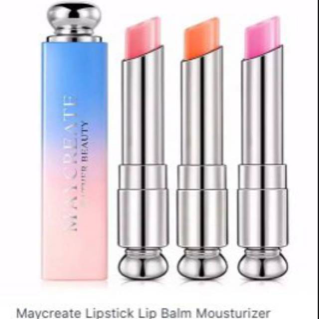 Maycreate Lipstick Lip Balm Mousturizer Pelembab bibir