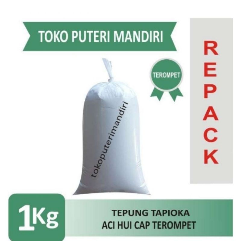 

Tepung Tapioka Cap Terompet / Sagu Singkong / ACI HUI 1 Kg