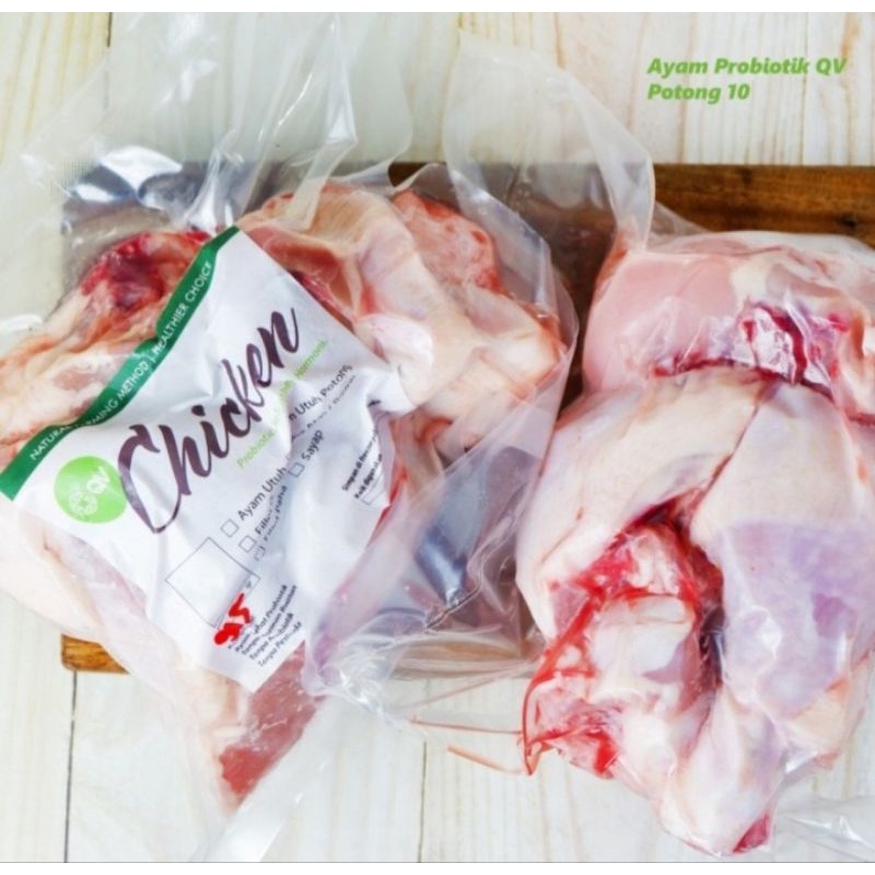 

AYAM UTUH POTONG 10PCS PROBIOTIK FROZEN (800-1000GR)