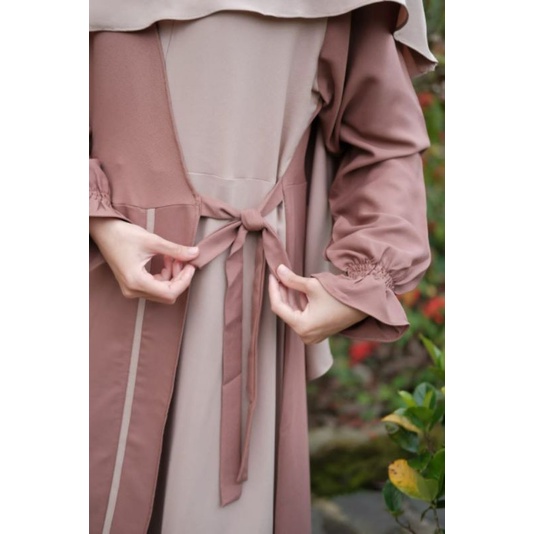 Fatimah set Mumtaz hijab | gamis set Khimar syar'i | gamis jumbo set Khimar Fatimah set | gamis term