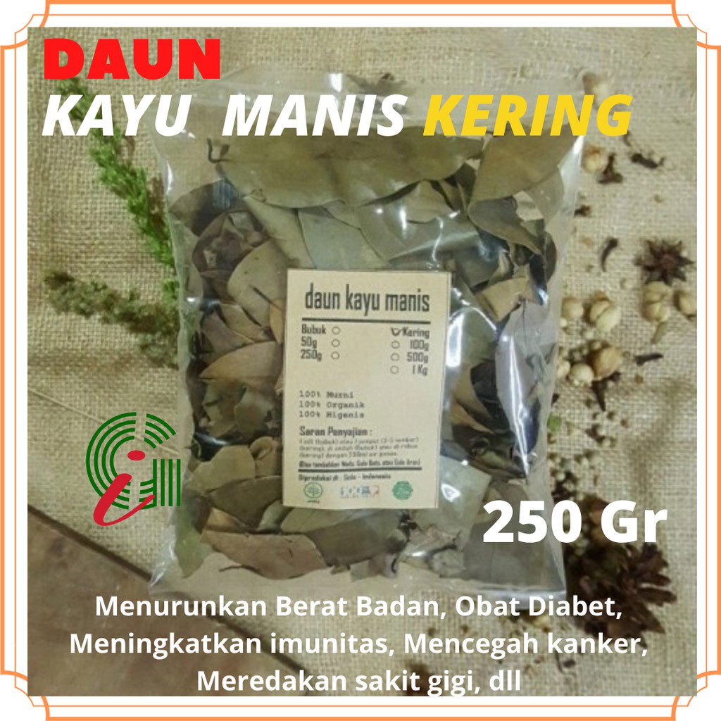 

ANTI KANKER!! Daun Kayu Manis Kering 250 Gr, Menurunkan Berat Badan, Mencegah Diabet dan Kanker