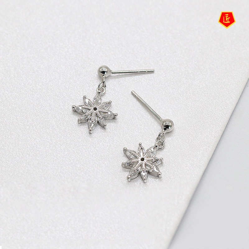 [Ready Stock]S925 Silver Exquisite Fairy Flower Earrings