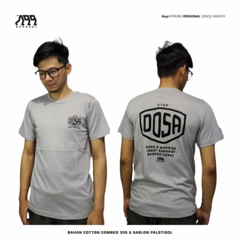 RLY Kaos Sunnah-Dosa/ Kaos Distro Premium/cotton combet