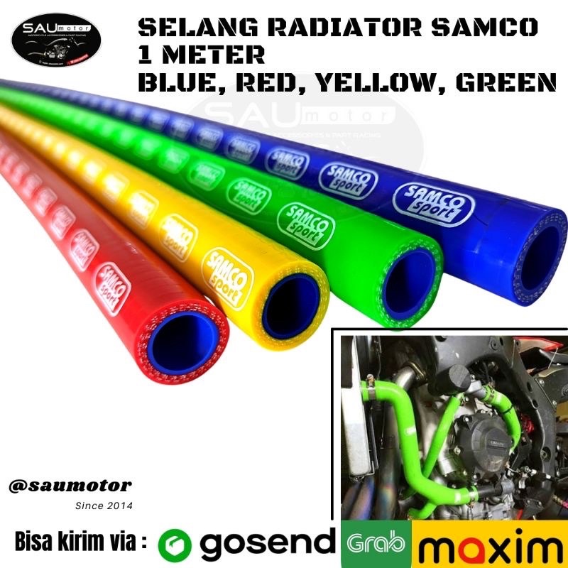 Selang Radiator Samco Slang Engine Mesin 3co VND earls 100cm 50cm 1 meter 1/2meter 50 100 25 cm klem clem kleman samco cnc selang anti panas