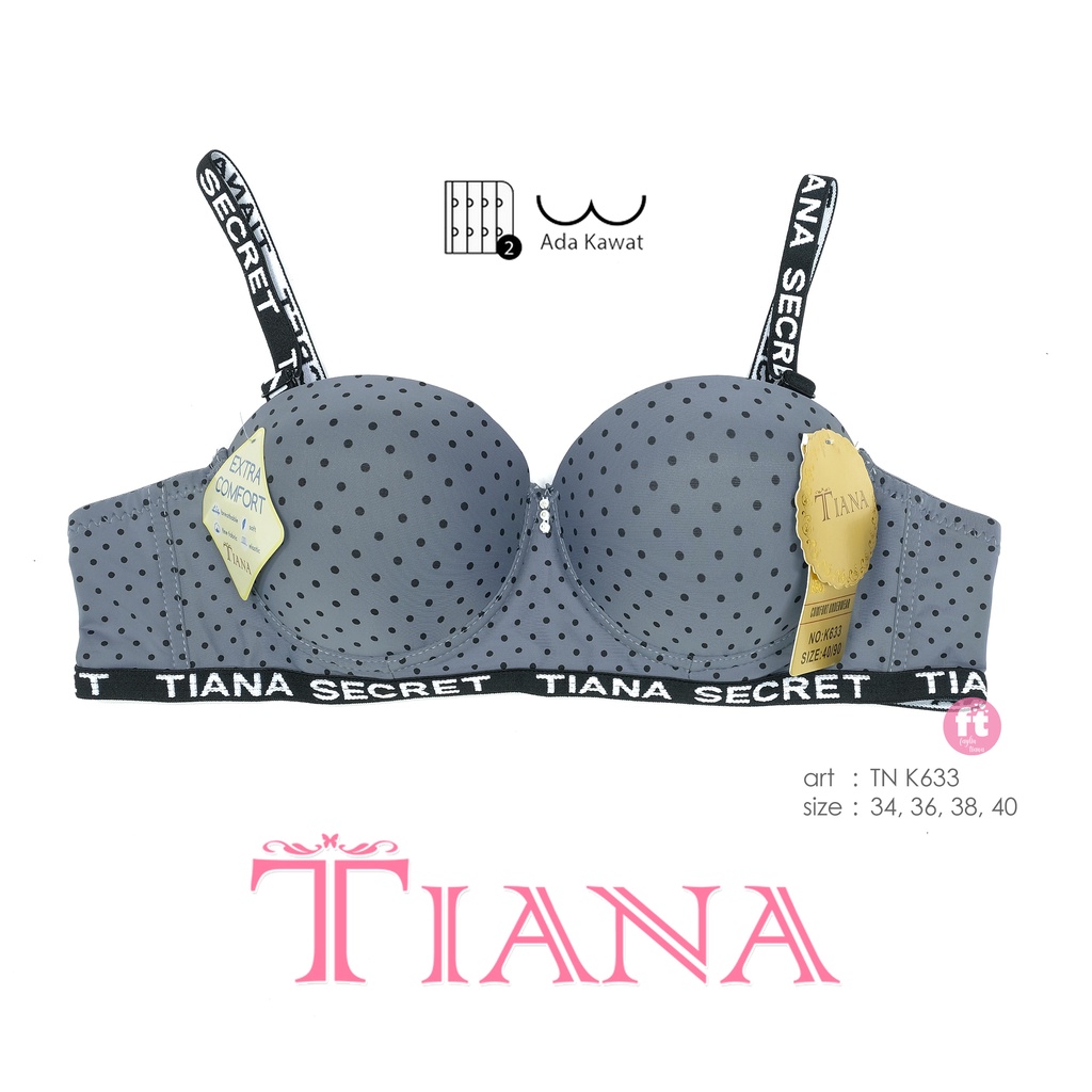 TIANA | Bra Kawat Polkadot / Tiana Secret / art TN K633